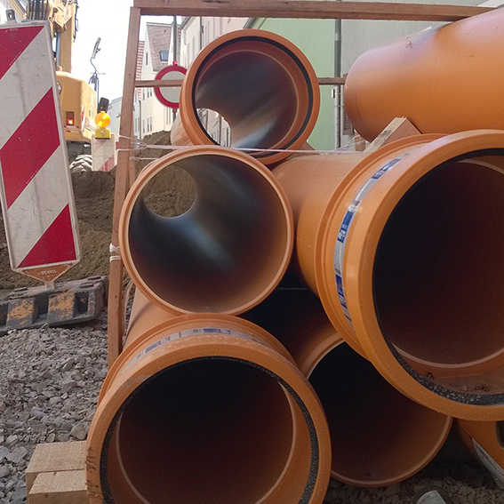 Kanalbaustelle