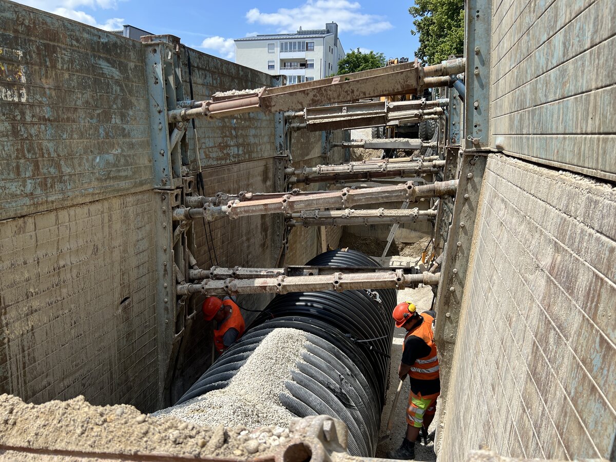 Kanalbaumaßnahme Hindenburgstraße