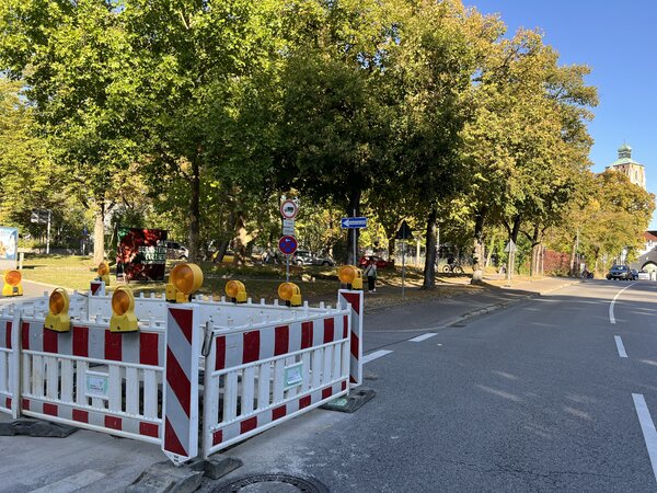 Bild vergr&ouml;&szlig;ern: Wasserrohrbruch Auf der Schanz